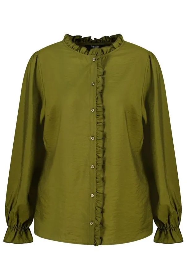 Blouse à volants