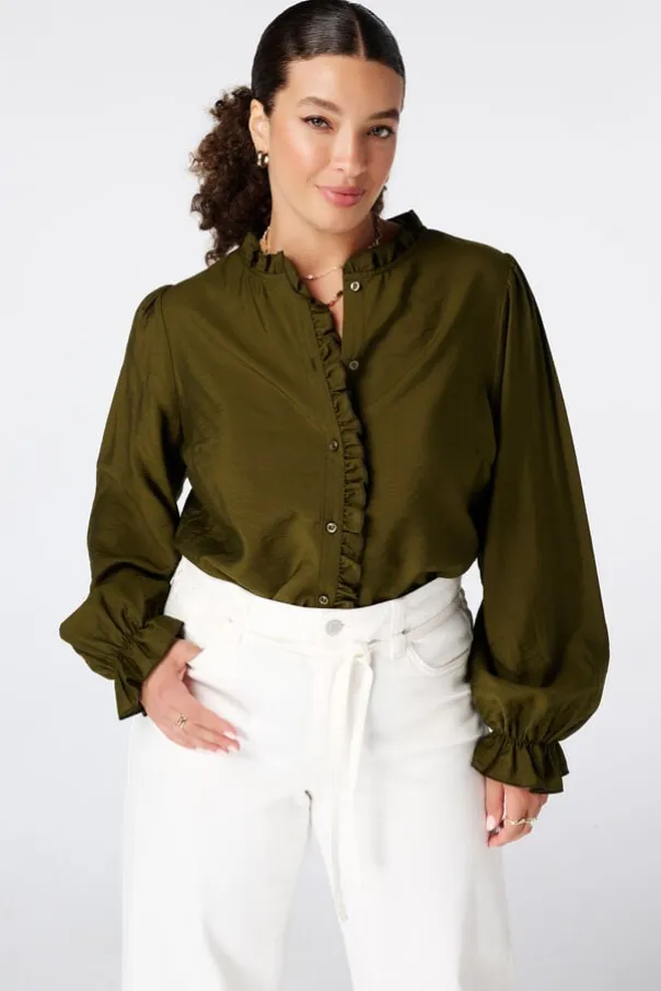 Blouse à volants