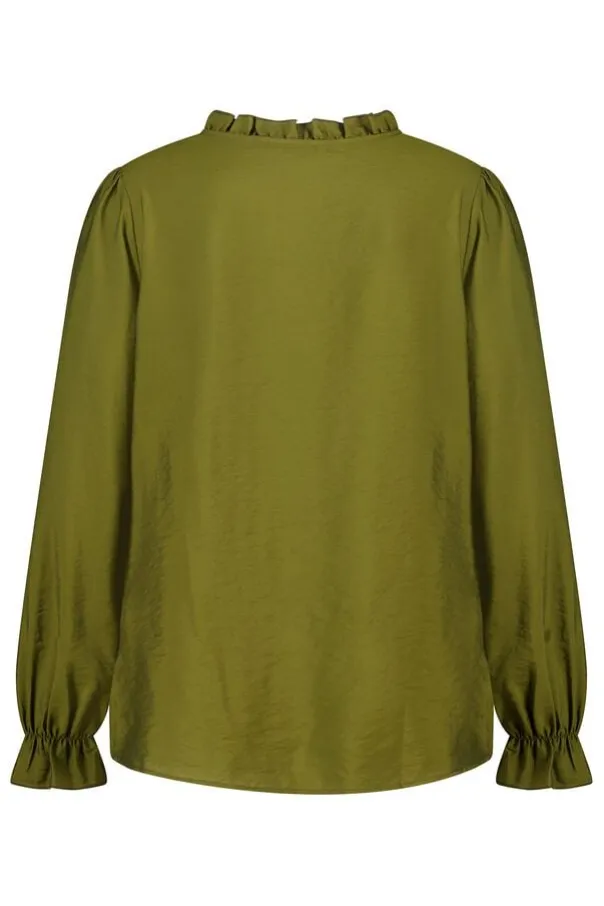 Blouse à volants