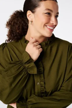 Blouse à volants