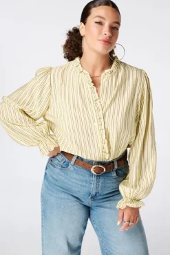 Blouse à volants