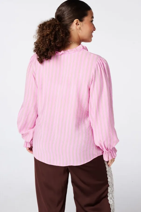 Blouse à volants