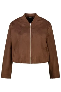 Blouson bomber en suédine