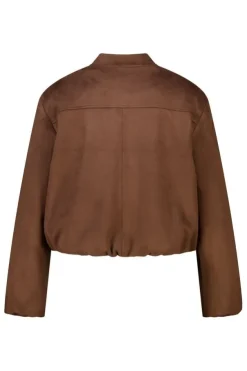 Blouson bomber en suédine