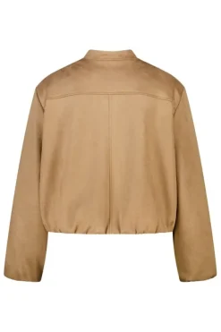 Blouson bomber en suédine
