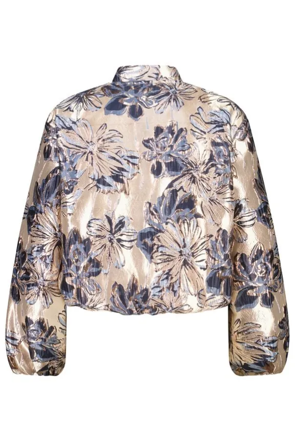 Blouson bomber jacquard