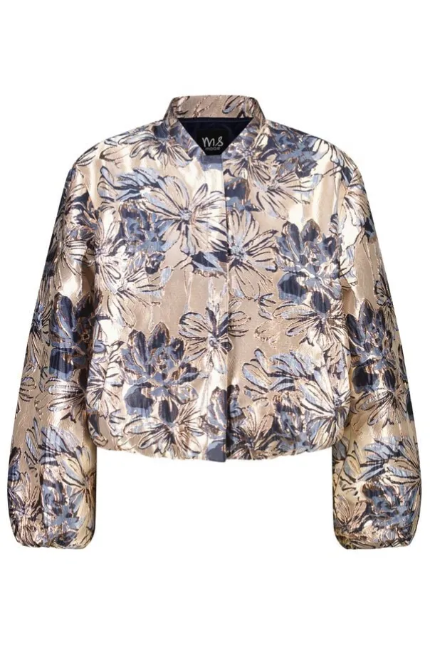 Blouson bomber jacquard