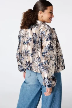 Blouson bomber jacquard