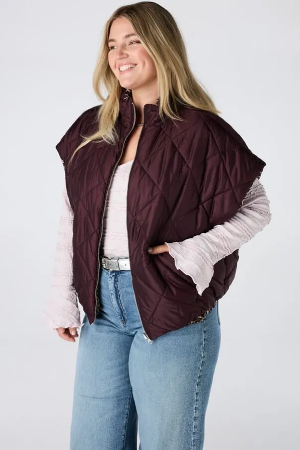 Bodywarmer matelassée réversible