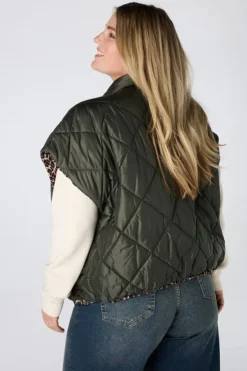 Bodywarmer matelassée réversible