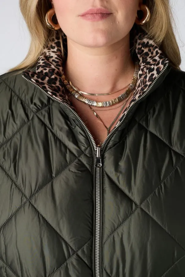 Bodywarmer matelassée réversible
