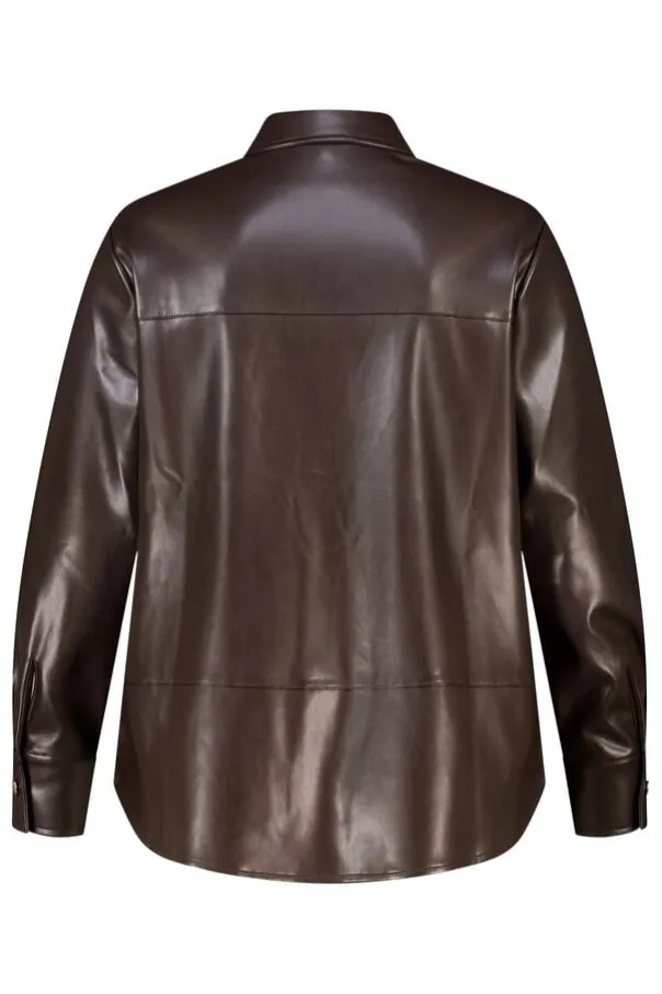 Chemise en similicuir