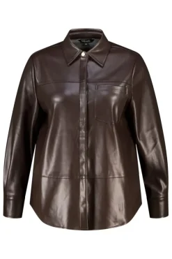 Chemise en similicuir