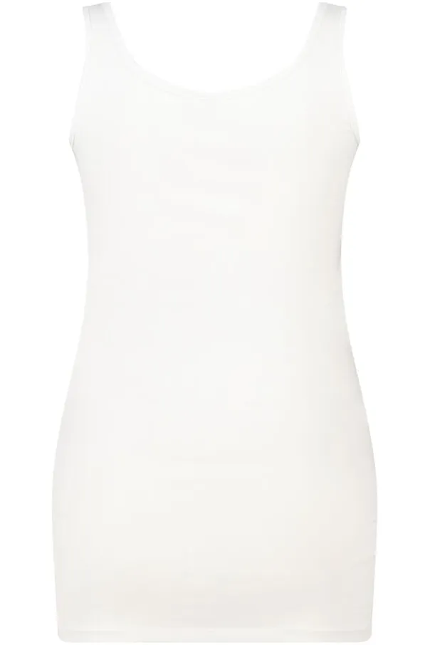 Débardeur extra long en coton