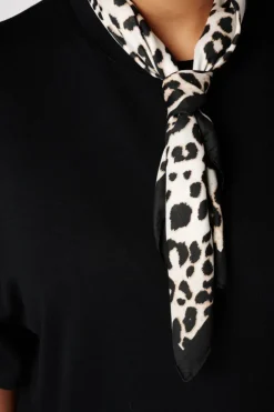 Foulard bandana à imprimé animalier