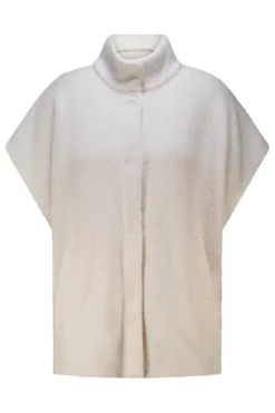 Gilet doux à boutons-pression