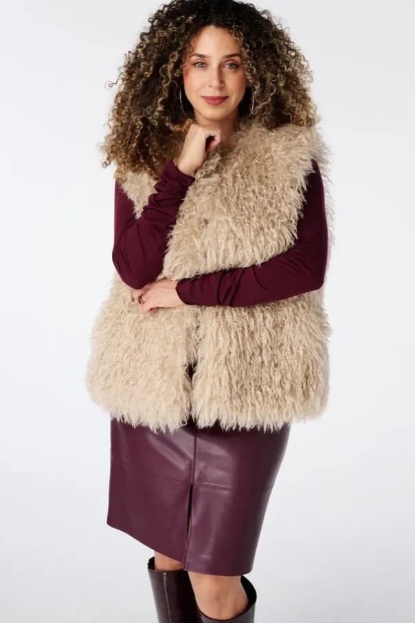 Gilet doux sans manches