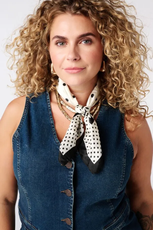 Gilet long en denim