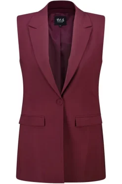Gilet long à fermeture boutonnée