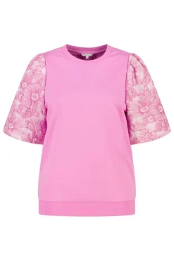 Haut avec manches en jacquard