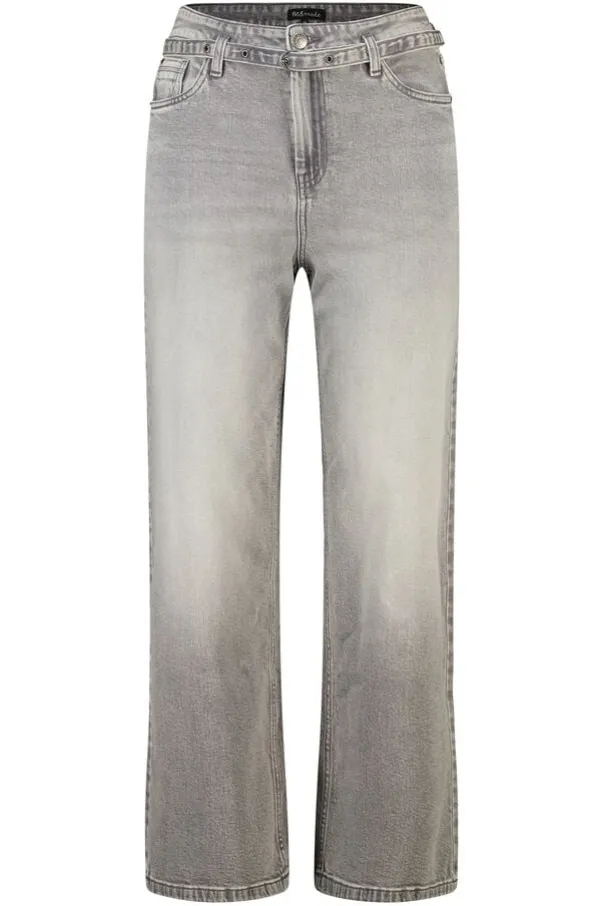 Jean à jambes évasées avec ceinture