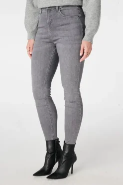 Jean skinny taille haute CHERRY