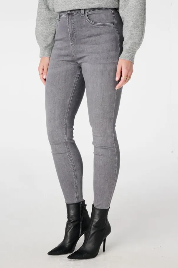 Jean skinny taille haute CHERRY
