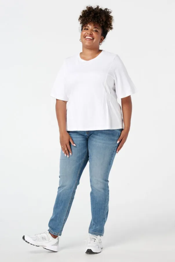 Jean skinny taille haute CHERRY