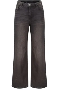 Jeans larges à taille haute