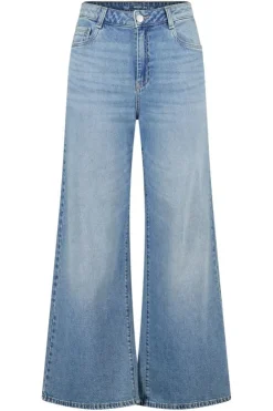 Jeans larges à taille haute