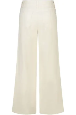 Jean wide leg avec cordon à nouer