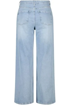 Jean wide leg avec perles