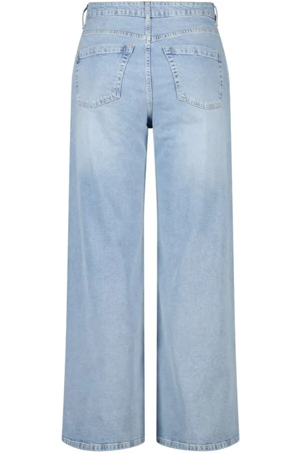 Jean wide leg avec perles