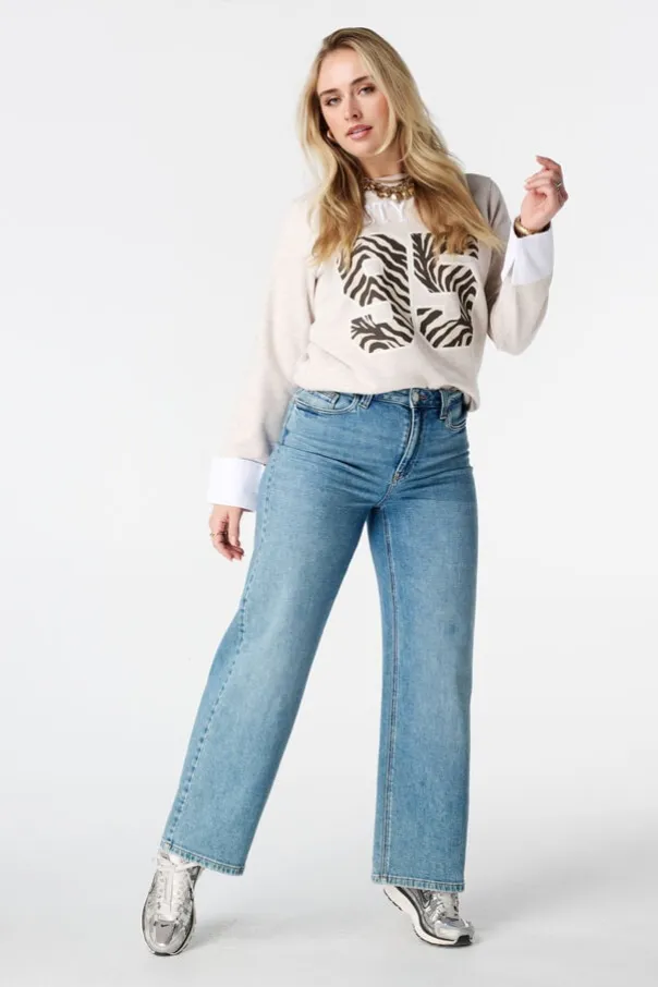 Jean wide leg IVY