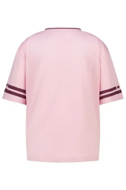 Jersey oversize à imprimé sportif