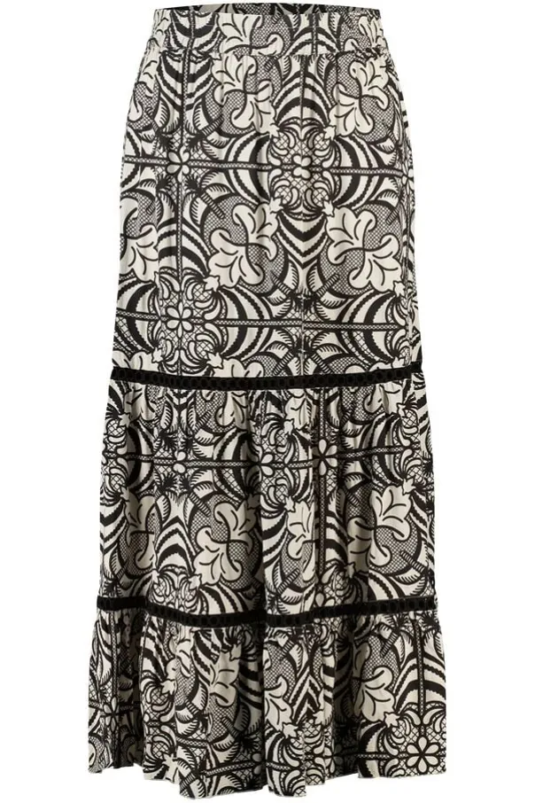 Jupe maxi avec imprimé