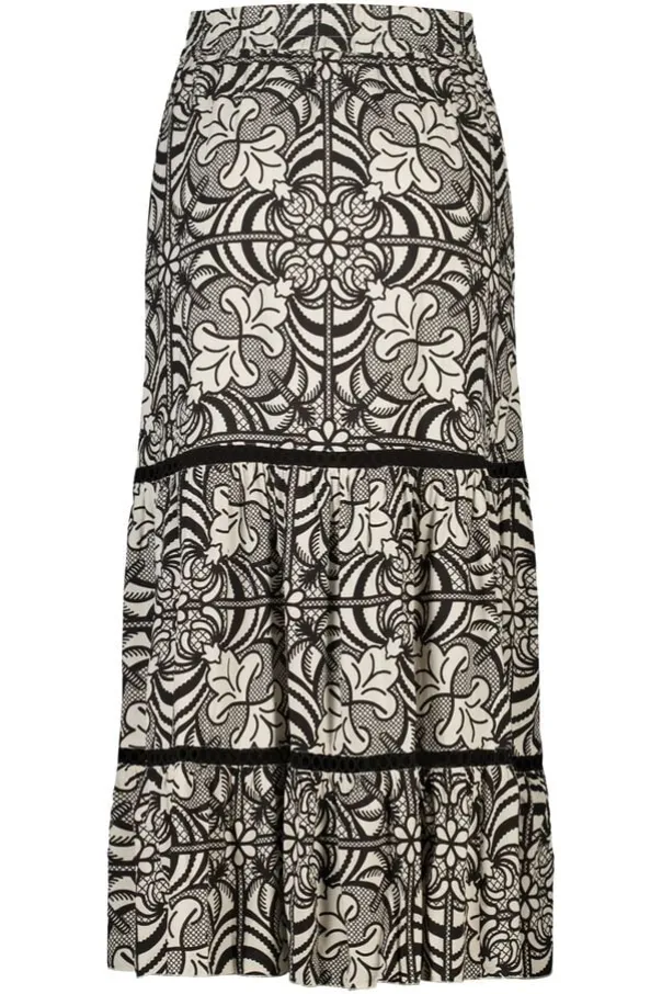 Jupe maxi avec imprimé