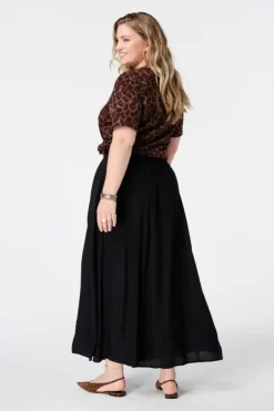 Jupe maxi avec taille élastique