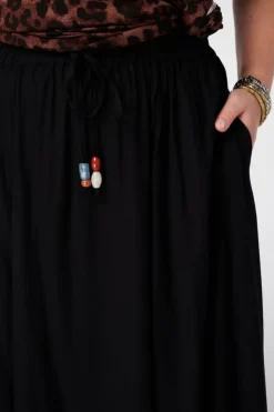 Jupe maxi avec taille élastique