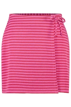 Jupe portefeuille avec taille élastique