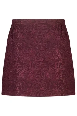 Jupe portefeuille en jacquard