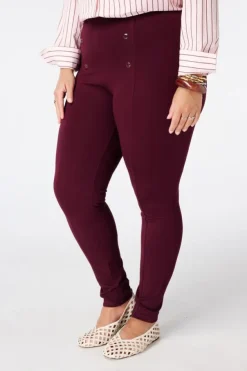 Legging avec boutons décoratifs