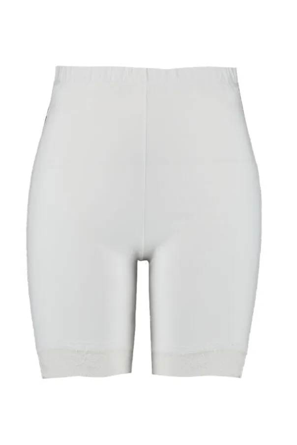 Legging court avec dentelle