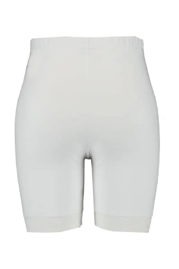 Legging court avec dentelle