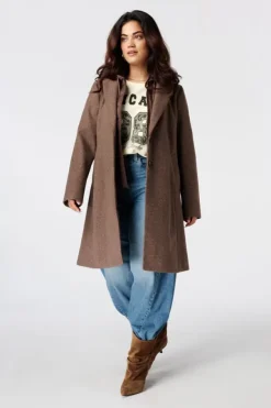 Manteau à capuche