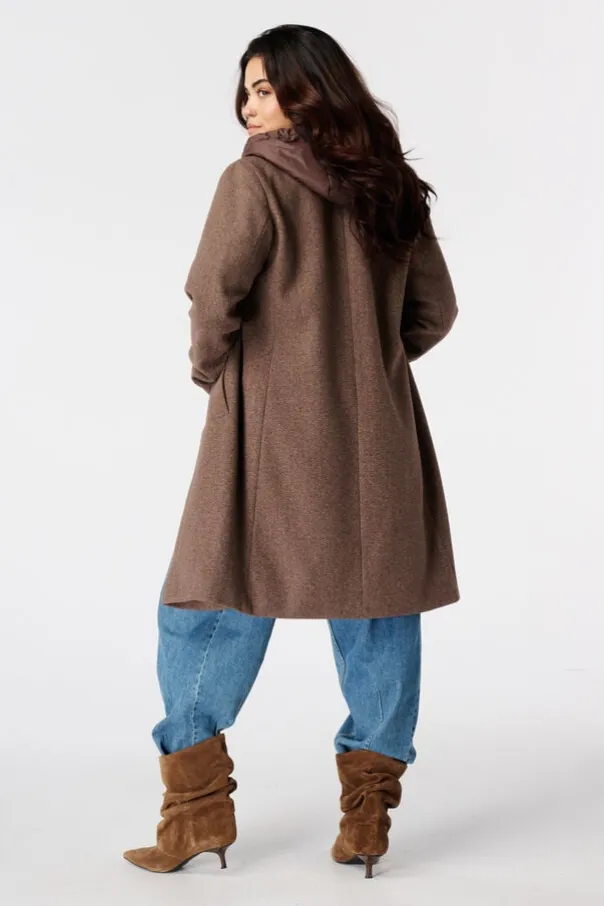 Manteau à capuche