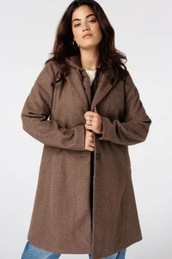 Manteau à capuche