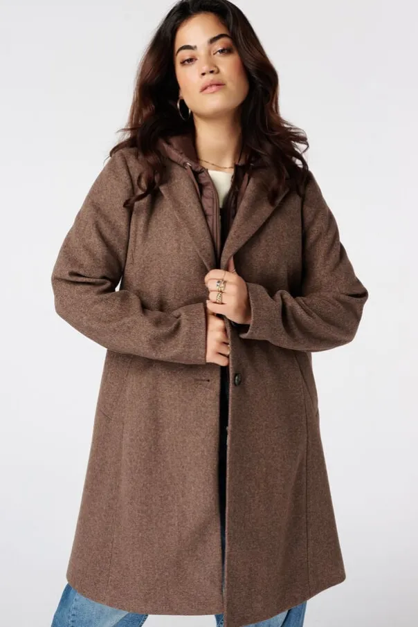 Manteau à capuche