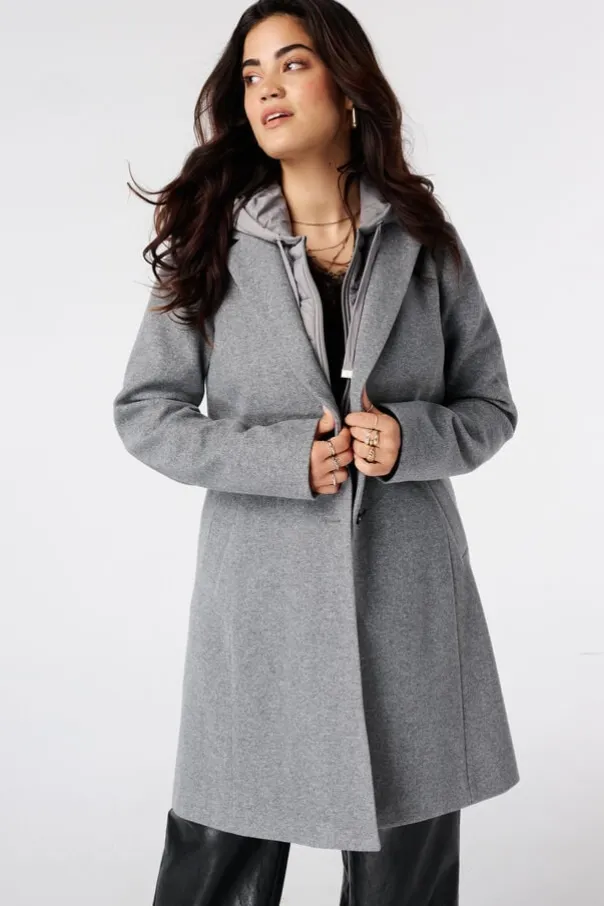Manteau à capuche