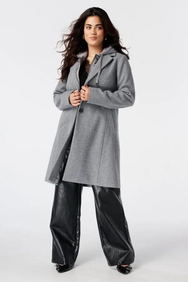Manteau à capuche